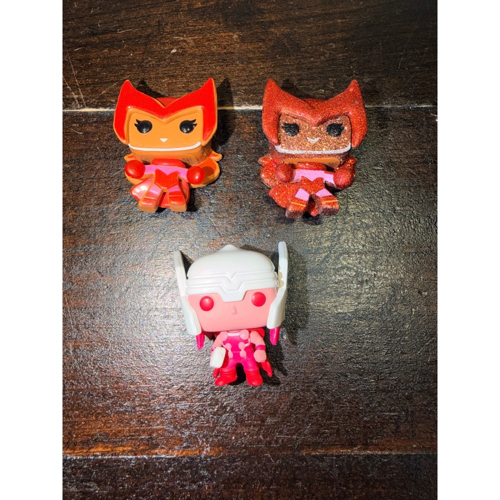Marvel Funko Bitty Valentine Pop Scarlet Witch Glitter Thor Mini Figure